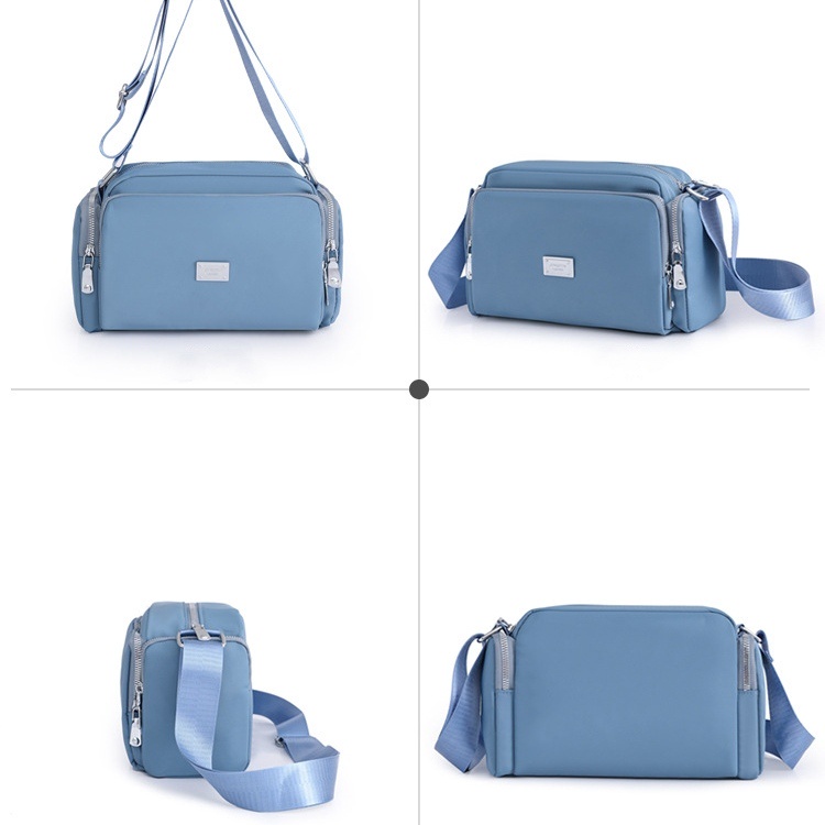 TAS SELEMPANG WANITA JINGPIN ORIGINAL ANTI AIR BIRU PALMOLA TA703B2 SLING BAG IMPORT KOREA BRANDED REMAJA KEKINIAN FASHION CEWEK MURAH SIMPLE LUCU