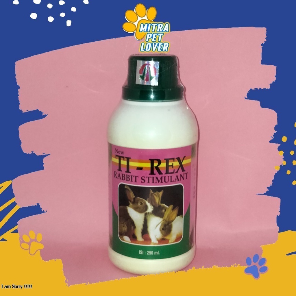 VITAMIN KELINCI SIRUP - TIREX LIQUID 250ML - SUPLEMEN KESEHATAN MENINGKATKAN NAFSU MAKAN RABBIT ATASI BULU RONTOK - MURAH ASLI GARANSI KUALITAS ORIGINAL - PET ANIMAL HEALTHCARE &amp; VETERINARY TAMASINDO OBAT KESEHATAN &amp; VITAMIN TERNAK HEWAN MITRAPETLOVER