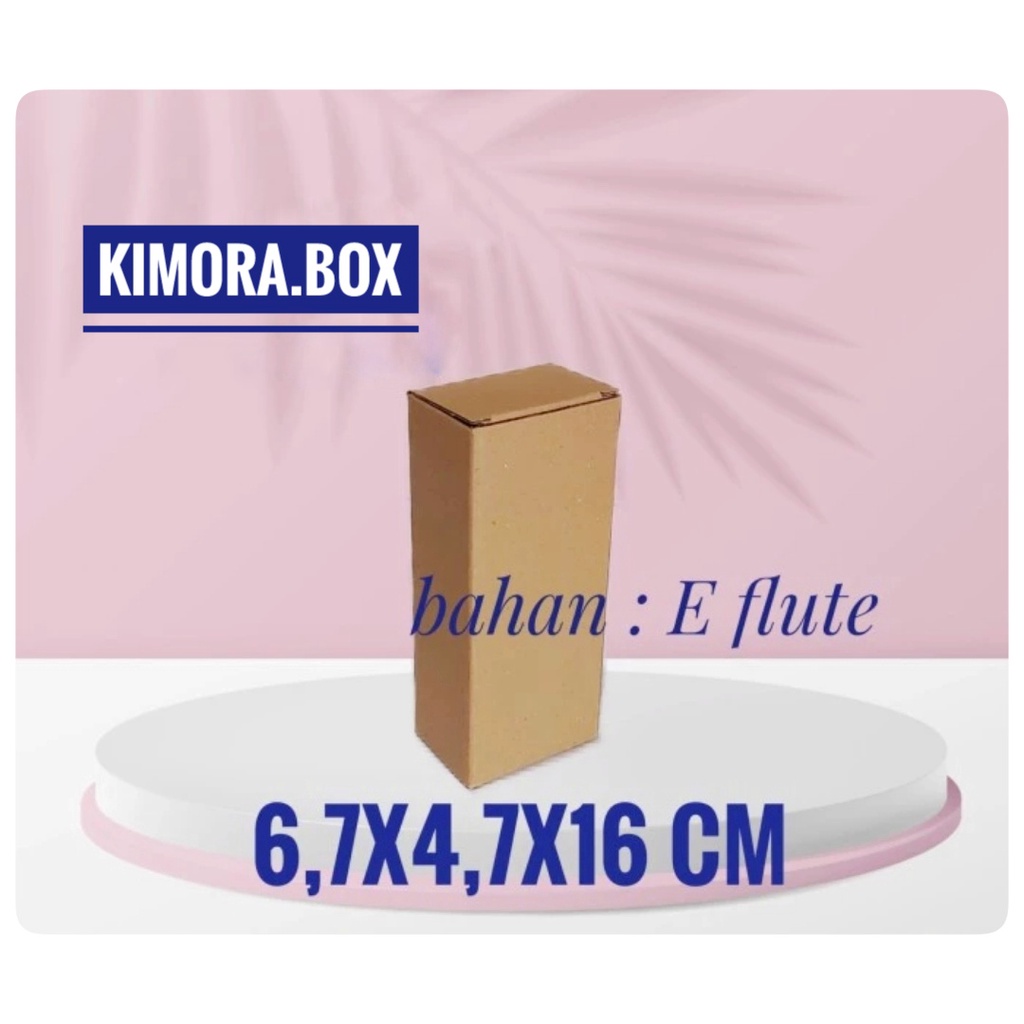 

Kardus uk. 6,7x4,7x16 cm.... box karton model die cut botol