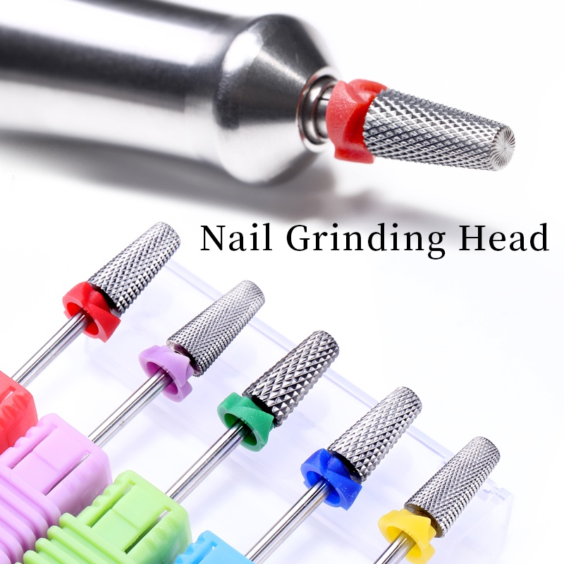 Born PRETTY Nail Drill Kepala Gerinda Kuku Bahan Baja Tungsten Untuk Mesin Manicure Pedicure Elektrik Cabut Gel Kuku