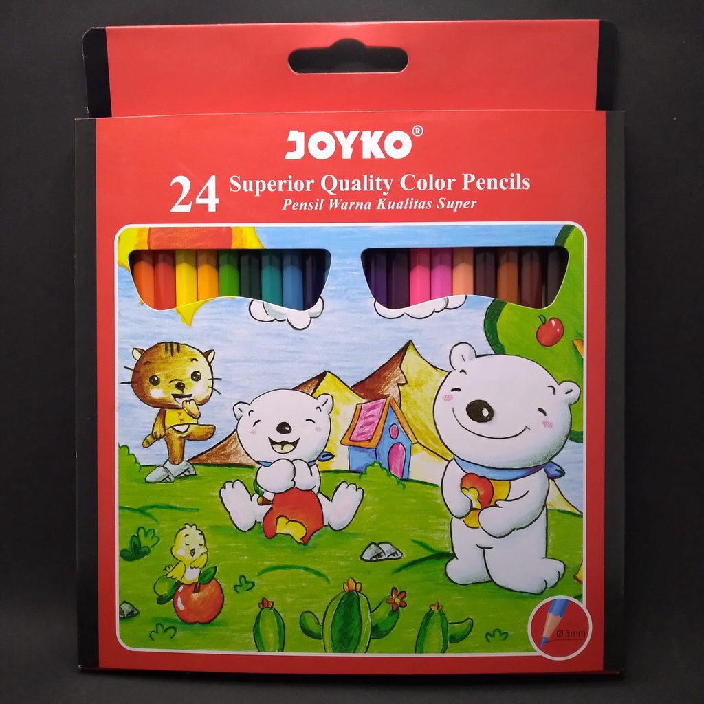 

PENSIL WARNA JOYKO 24 WARNA