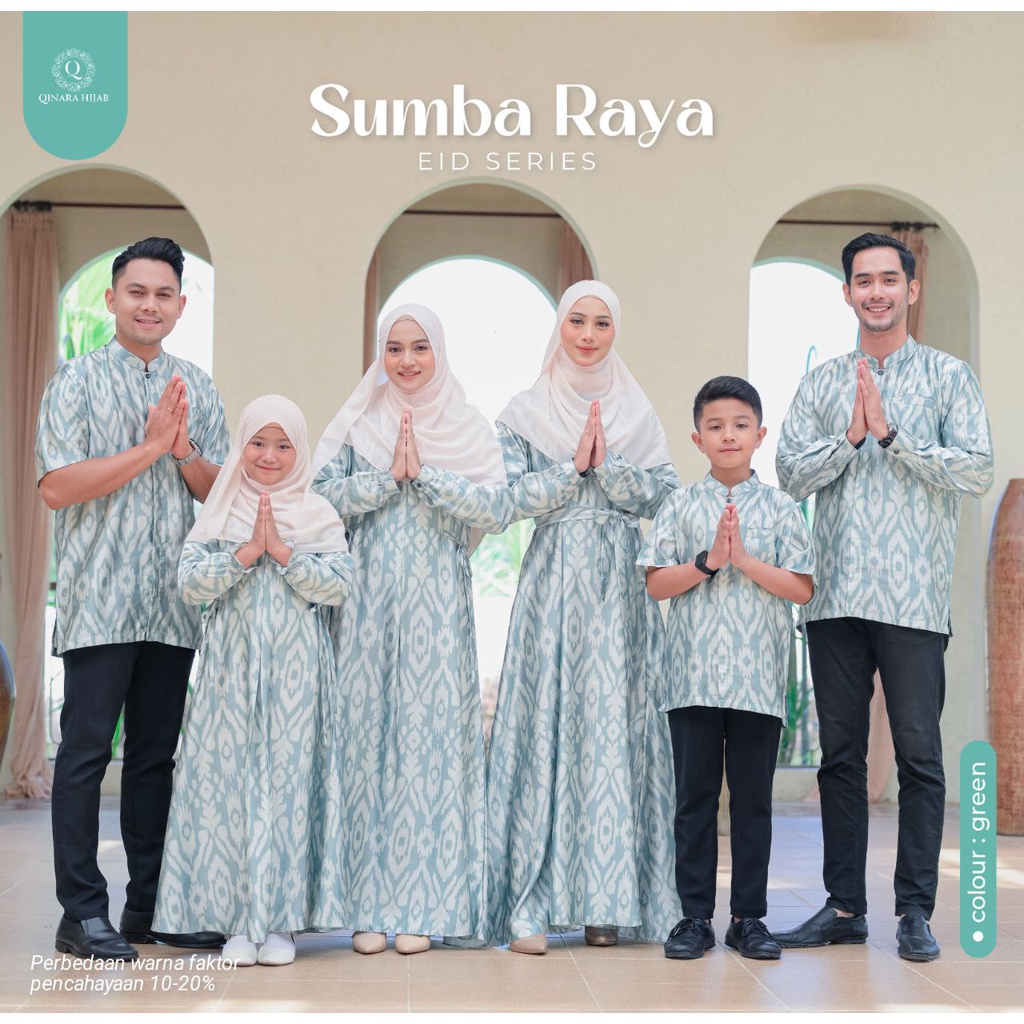 NEW sarimbit lebaran 2023 series sumba raya eid series by qinara hijab/sarimbit mewah bahan dior sil