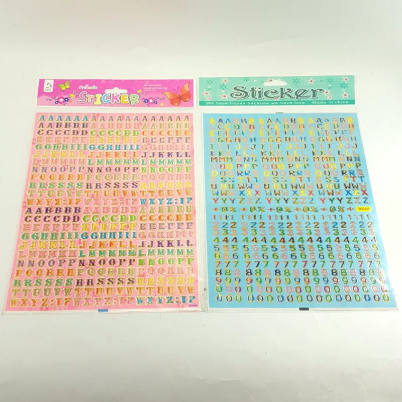 

Sticker Laser Abjad Kecil AP-074 / TM-0024A