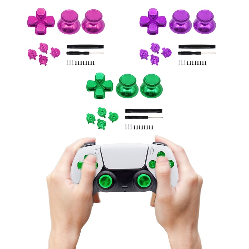 Btsg 20in1 Metal Button Keys Set ABXY Buttons Kit Pengganti Controller Game