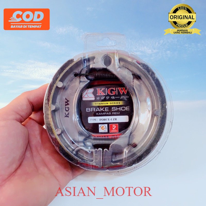 variasi aksesoris sparepart motor Kampas rem belakang KGW’ F1ZR F1 ZR fizr/Force1 force one/Jupiter 