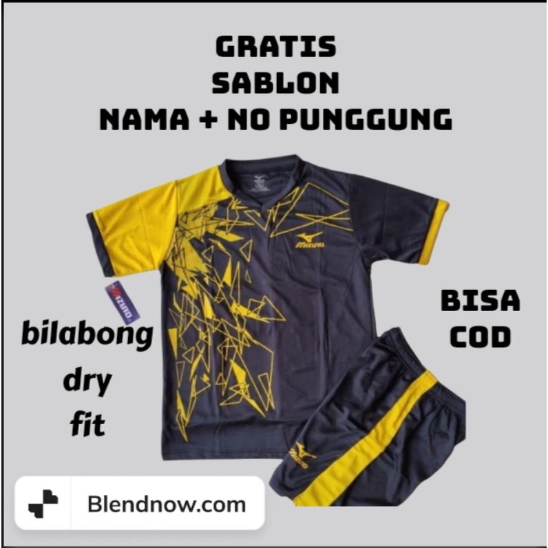GRATIS SABLON NAMA DAN NOMOR PUNGGUNG KAOS BOLA DAN VOLLY ANAK