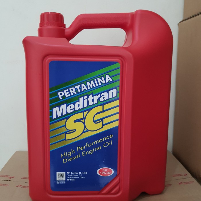 OLI MESIN PERTAMINA MEDITRAN SC DIESEL 15W-40 10 LITER