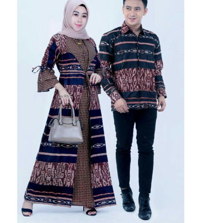 Trend정 Gamis Couple Sarimbit Suami Istri Pasangan Muslim Couple Baju Gamis Batik Jazzy Ori Pekalongan