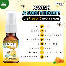 Propoliz Propoliz Mouth Spray/Popoliz kid Original formula/ Krachai/Propoliz mouth wash kids throat spray, mouth spray