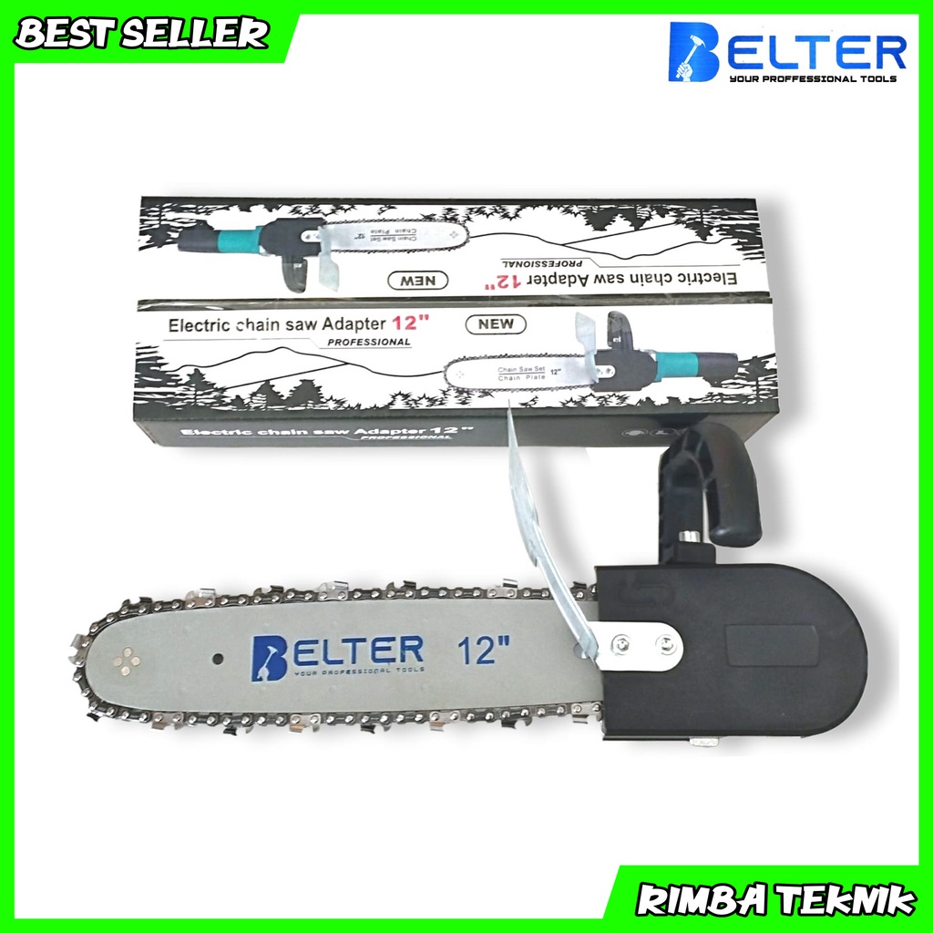 HOT PROMO !!! ADAPTOR MINI CHAINSAW MESIN GERINDA CHAIN SAW STAND 12' BELTER / ELLKA