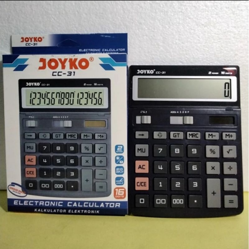 JOYKO CC-31 Kalkukator Pajak 16 Digit / Akuntansi Calculator Big LCD