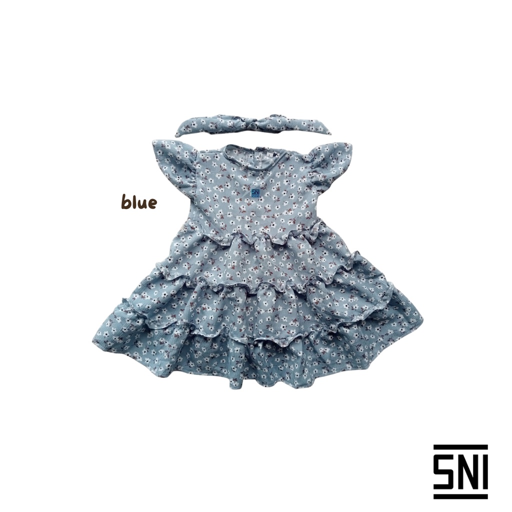 dress balita perempuan 1-3 tahun dress newborn anak perempuan baby ashley flowy DRESS dress balita anak perempuan