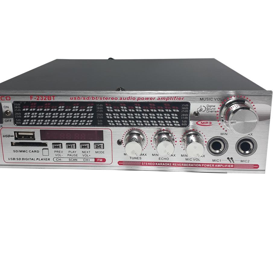 Harga TERMURAAH.. FLECO F-232BT Amplifier Bluetooth Stereo Karaoke