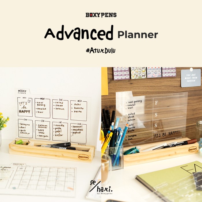

ACRYLIC PACKAGE ADVANCED PLANNER