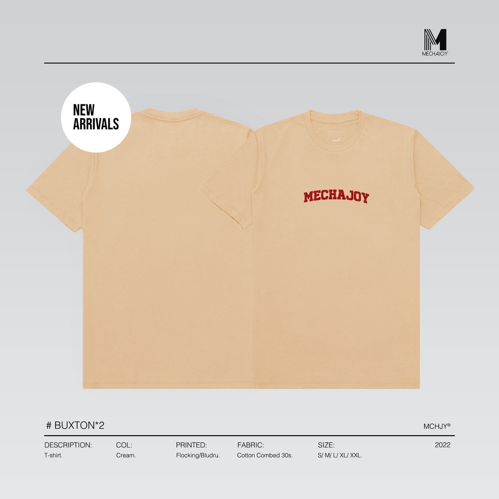 Mechajoy T-shirt BUXTON 2 CREAM
