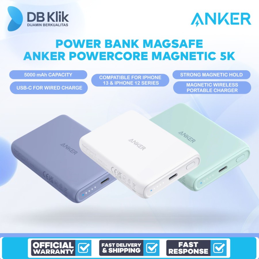 Power Bank MagSafe Anker PowerCore Magnetic 5K - Anker A1619