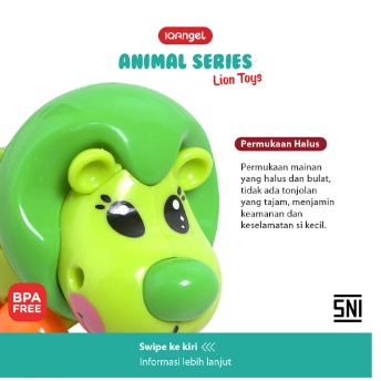 BABIESFIRST IQ634 LION TOYS Mainan Edukatif Bayi / Mainan Motorik Anak / Mainan Singa Lucu