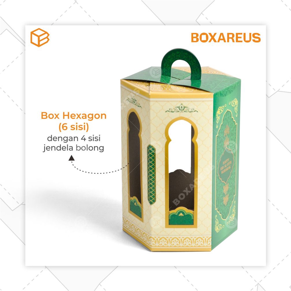 Idul Fitri, Box Lebaran, Packaging, Dus, Toples Box, Kotak - TBIF03 21