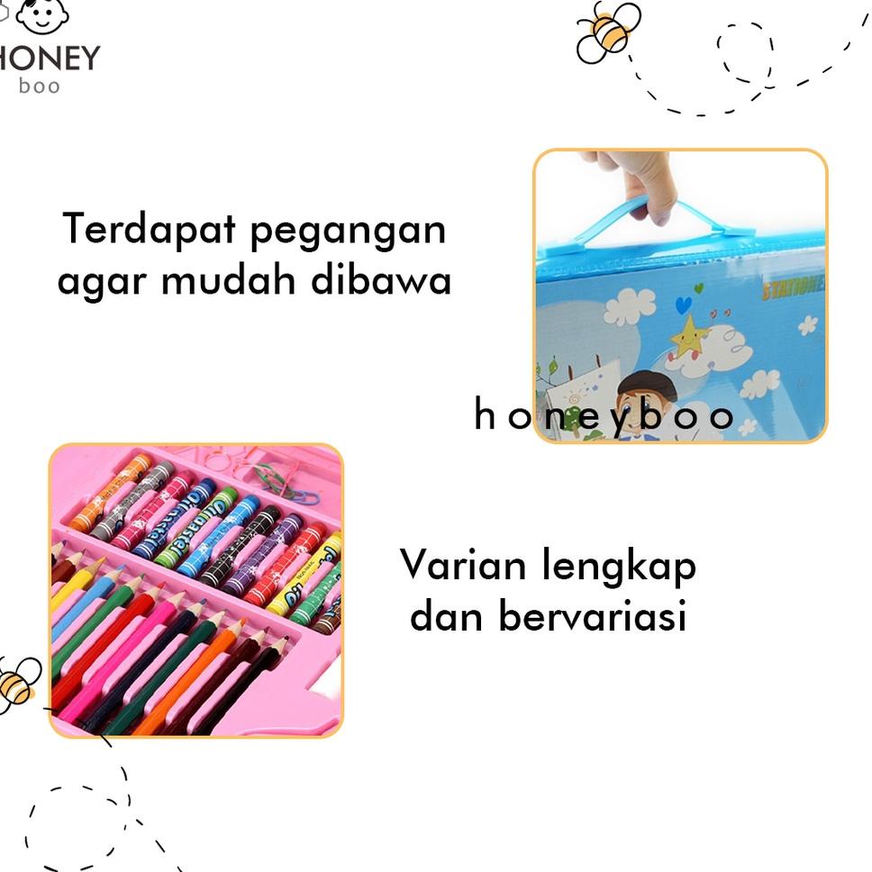 

N-32➸) Honey Boo - Krayon Alat Lukis Mewarnai 86pcs Crayon 86pcs berkualitas