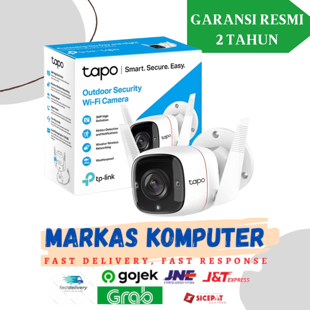 TP-Link Tapo C310 3MP Outdoor Security Wi-Fi Camera CCTV IP Camera