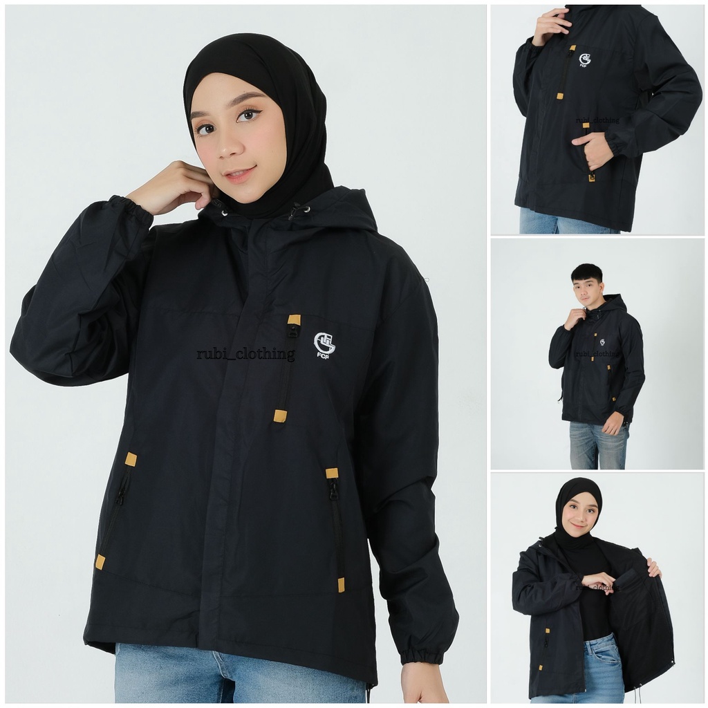 Jaket Parasut Wanita Waterproof Model Elbrus Size M L XL XXL Original FCF / Jaket Wanita Anti Air size Jumbo