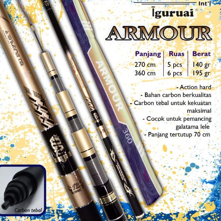 [W-7-T ✓] Joran Tegek Iguruai Armour 270,360 Action Kaku-top produk