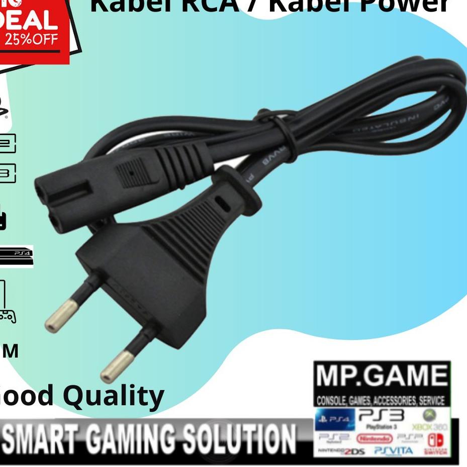 TERBARU [BISA COD] Kabel Power PS3 SLim / PS2/ Super Slim