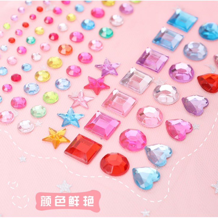 Mix Sticker Rhinestone Nail Art Rhinestones Manik-manik Mutiara Kilap Craft Kosmetik Hiasan Kuku Eye Korean Make Up Handphone Decorations Wedding Party Cosplay Flat Back Gems Bead Diamond Swarovski Transparan Mix Color Rainbow