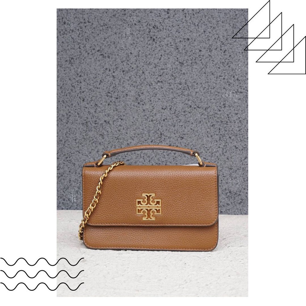 Tory burch britten mini top handle bag