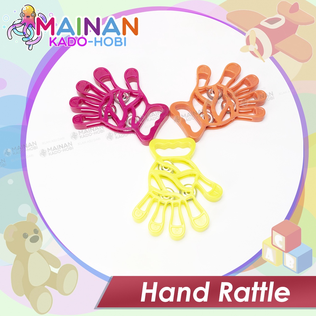 MAINAN EDUKASI ANAK KERINCINGAN TANGAN HAND RATTLE TOYS