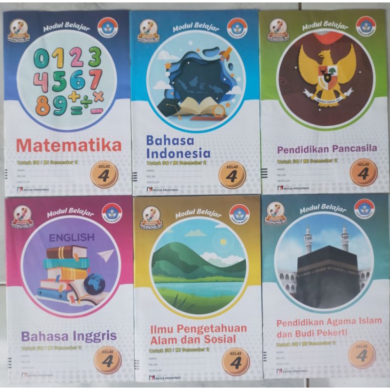LKS Media Pressindo Kurikulum Merdeka SD Kelas 4 semester 2