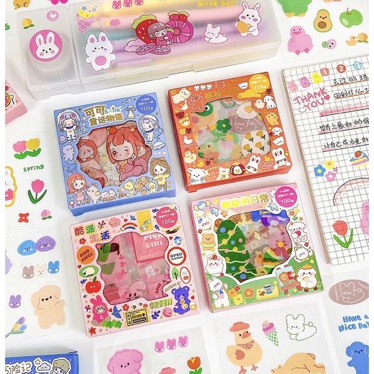 

STIKER 2D MOTIF KARTUN KOREA / STICKER BOTOL MINUM PLASTIK ANTI AIR/ BUKU DIARY HANDBOOK SCRAPBOOK - HOKEE STORE TERLARISS...,,,,,