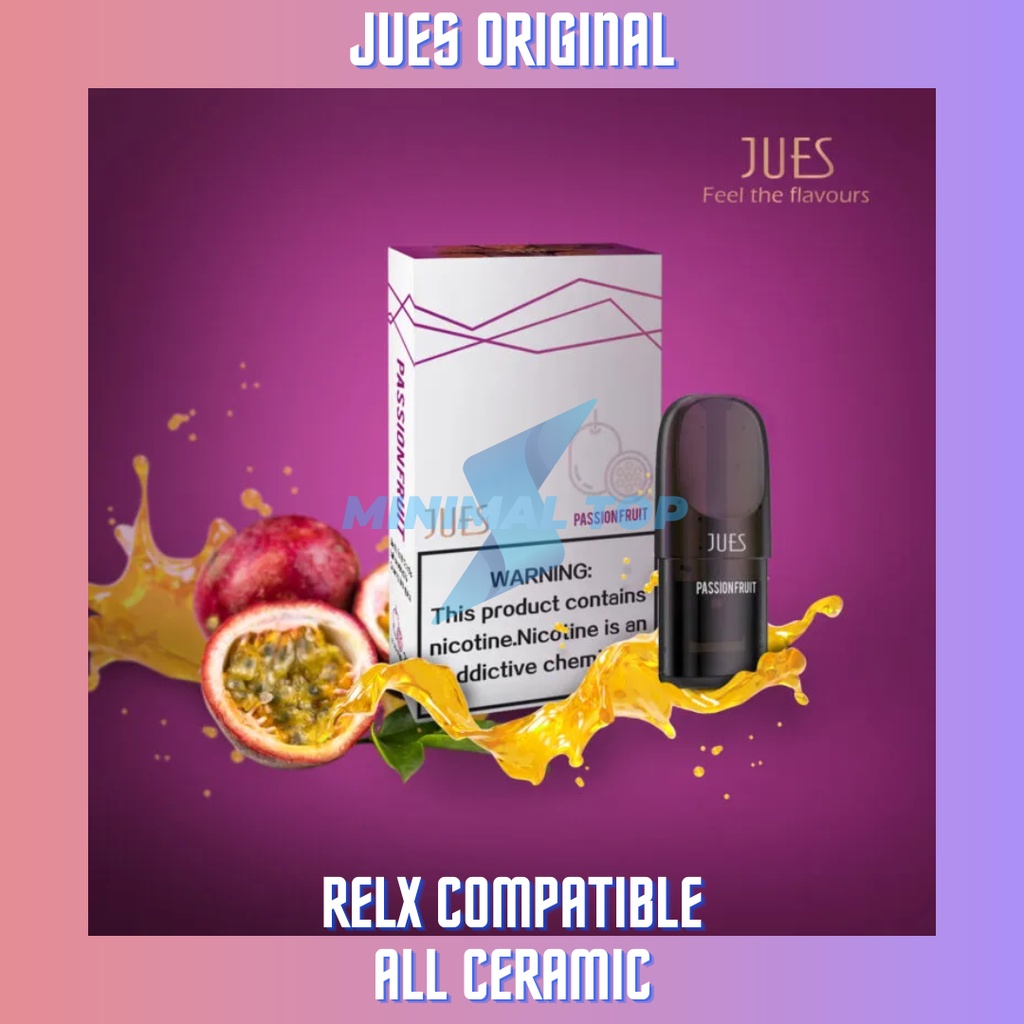 JUES Pods Pro Passion Fruit atau Markisa (Cocok dengan Relx Infinity Essential Phantom)