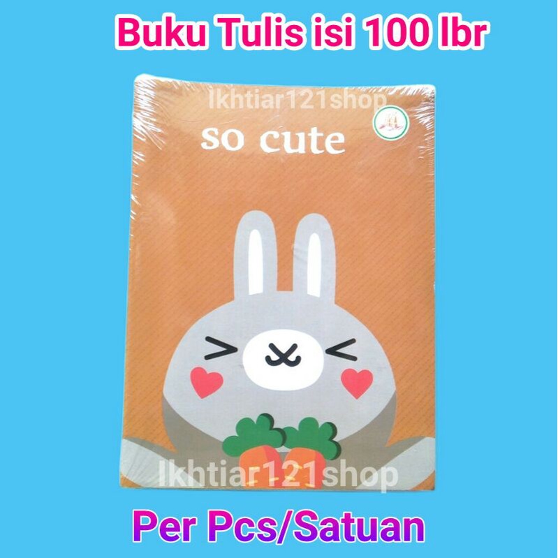 

Buku Tulis AA isi 100 lembar Satuan Eceran/Per Pcs