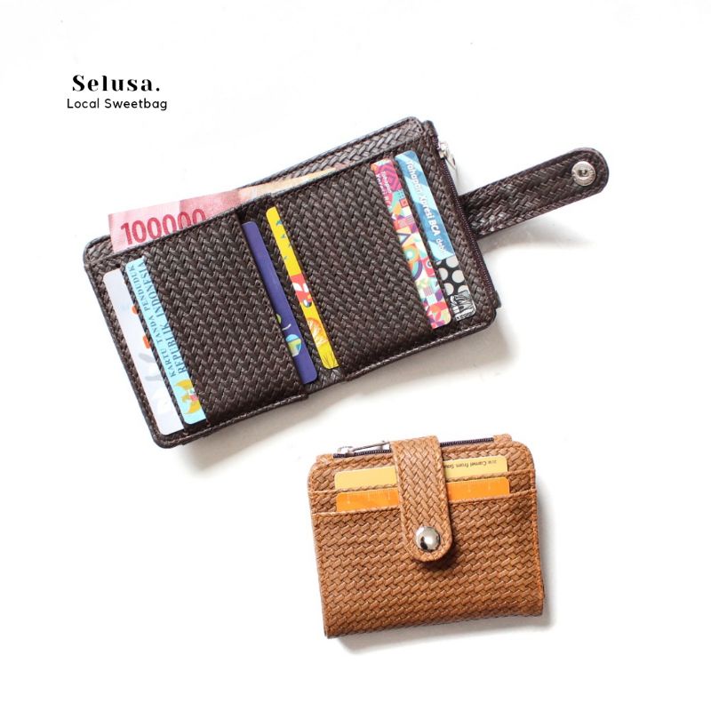 SELUSA LOLY CARDHOLDER PREMIUM (Unisex) New Version (Free Hardbox Exclusive)| Dompet Kartu Dompet Lipat Dompet Koin