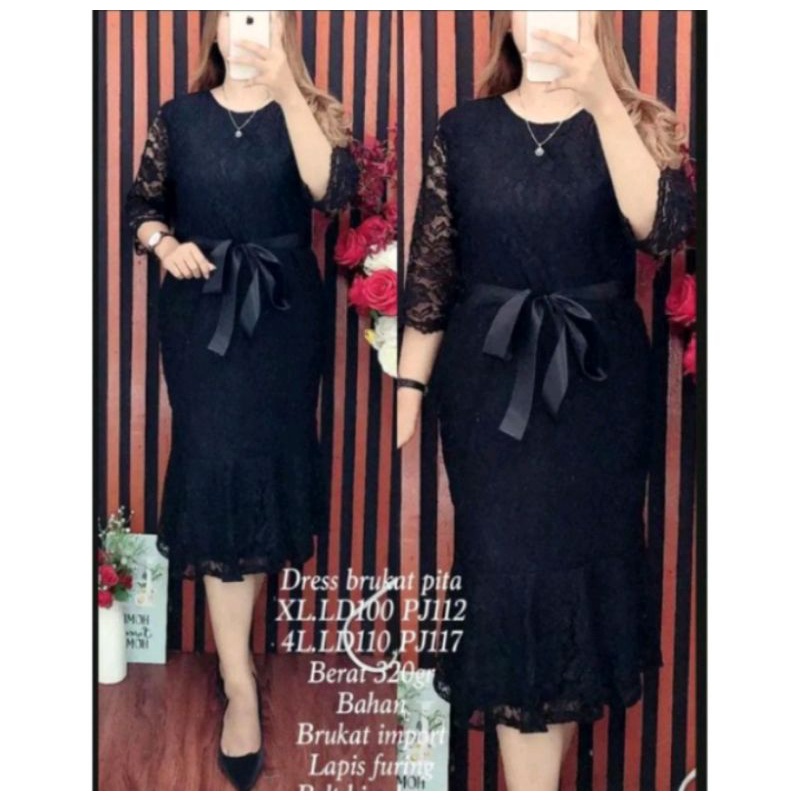 dress duyung brokat 8289