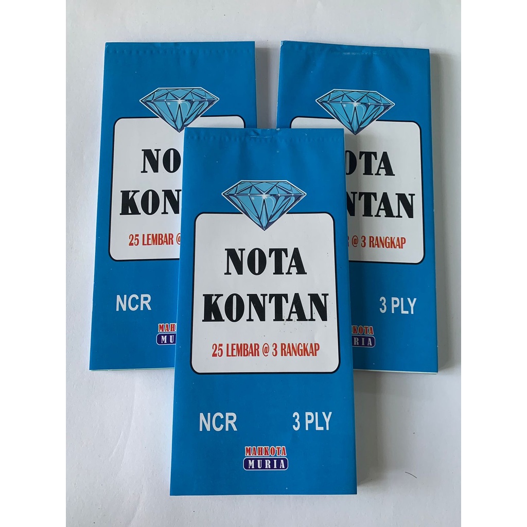 

Nota Rangkap 3, Nota NCR, Ukuran lebih Panjang dan Kolom Lebih Banyak
