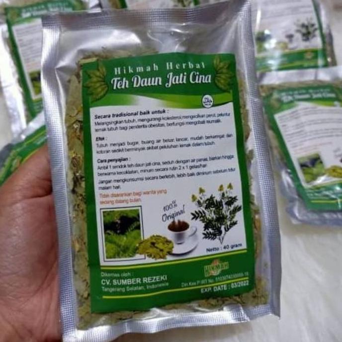 

[BISA COD] Teh Daun Jati Cina China Aur Hikmah 40 gr Teh Diet Herbal / Obat Diet