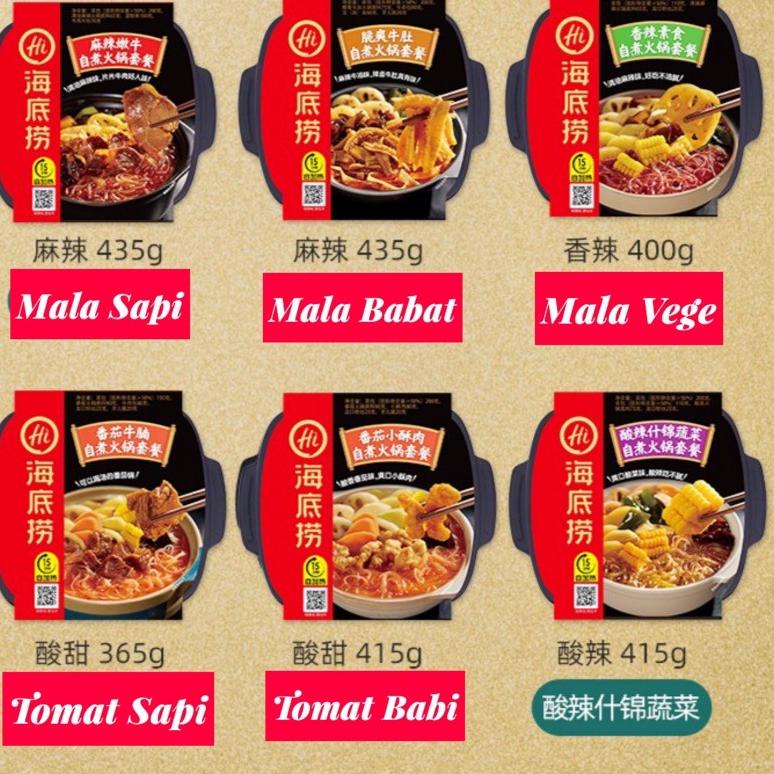 

[B-U2U-➸] [READY]Haidilao instant | self heating hotpot | HaiDiLao Hot Pot Instant Steamboat海底撈自熱小火鍋_proses cepat