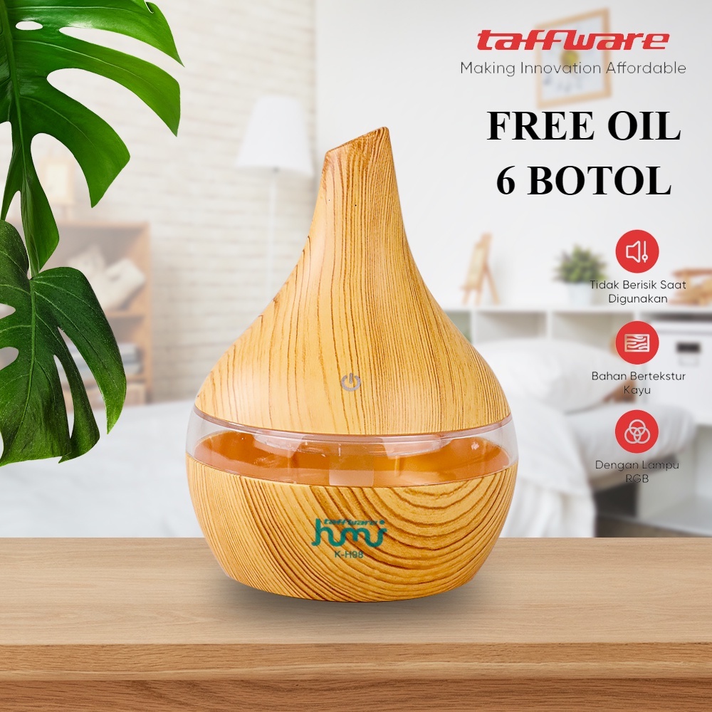 PROMO Humidifier Aromatherapy 300ml + ESSENTIAL OIL by TAFFWARE