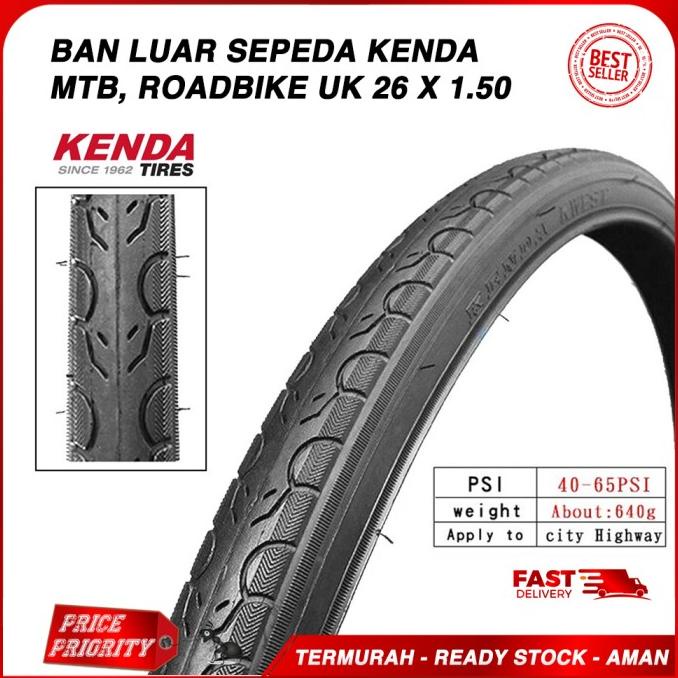 Ban Luar Sepeda 26 X 1.50 Kenda Kwest Ban Luar 26 X 150 Mtb Roadbike
