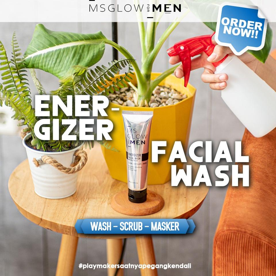 ︽ Ms Glow Men Facial Wash / Facial wash Ms Glow Men / MS Glow Men Sabun Wajah / Facial Wash For Men NEW 2492 ❅