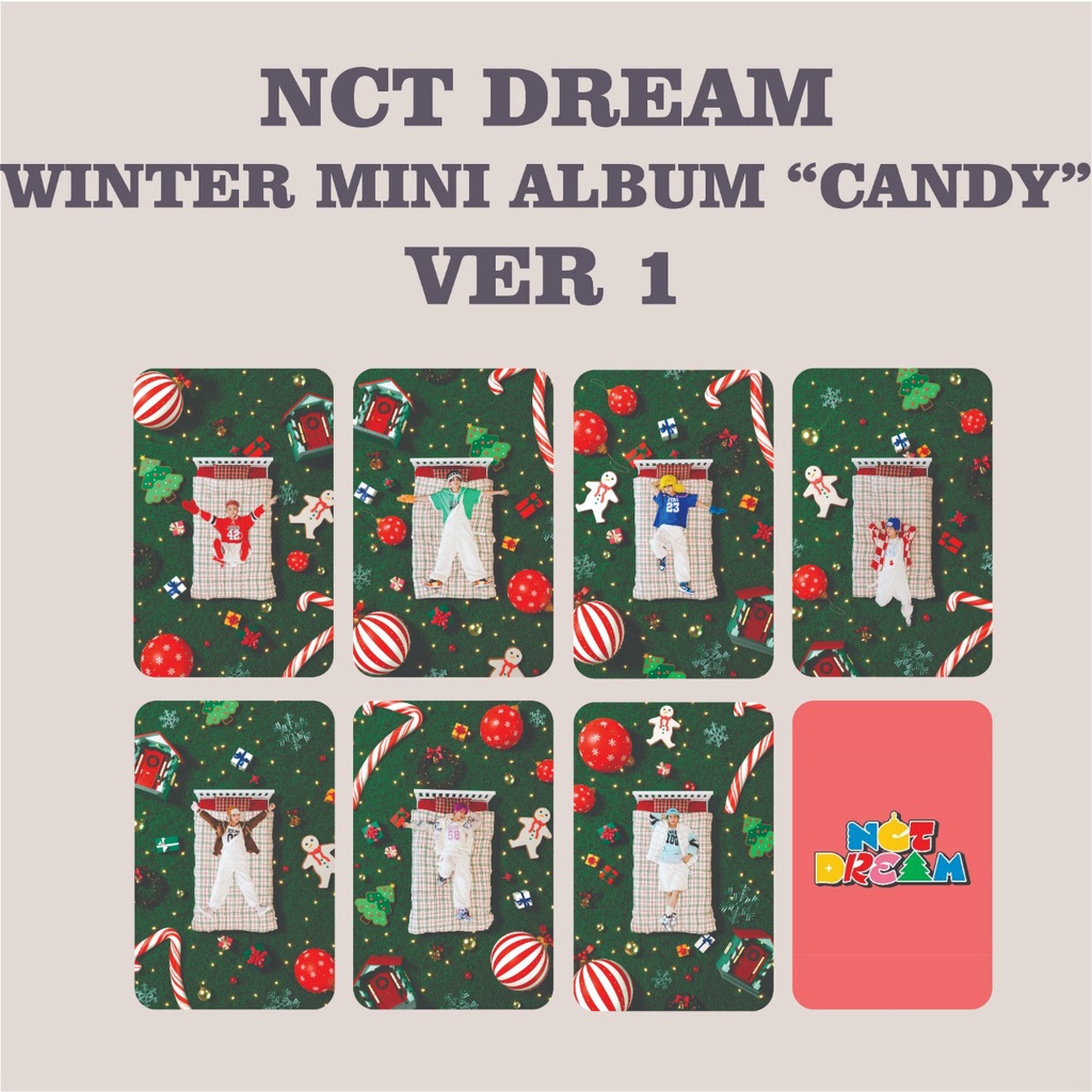 PHOTOCARD NCT DREAM WINTER MINI ALBUM CANDY