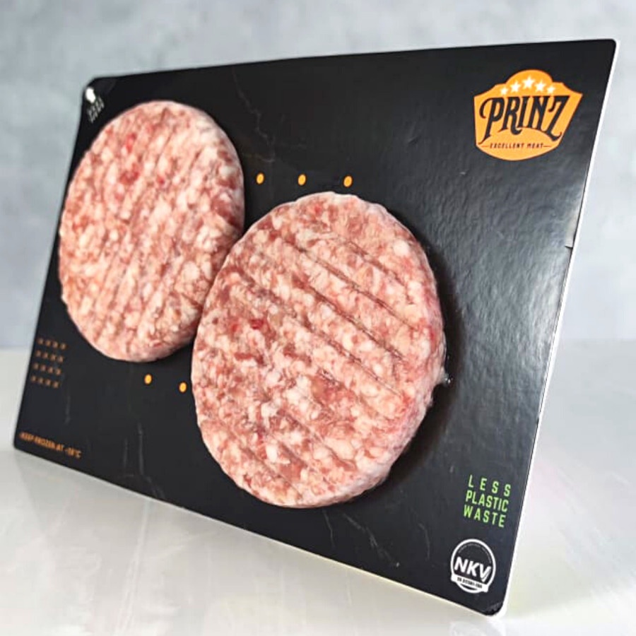 

PRINZ Skin Vacuumed Australian Premium Beef Patty @150gr×2pcs - 300gr