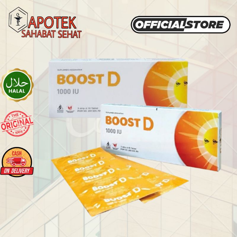 Boost Vitamin D 1000 IU & 5000 IU STRIP ISI 10 TABLET
