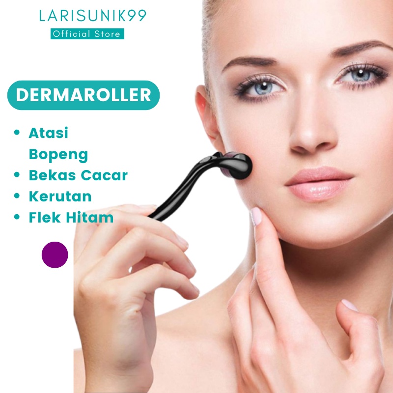 Alat Perawatan Wajah Dermaroller Alat Roller Wajah 540 Jarum Uk 0.5 mm Perawatan Facial Wajah