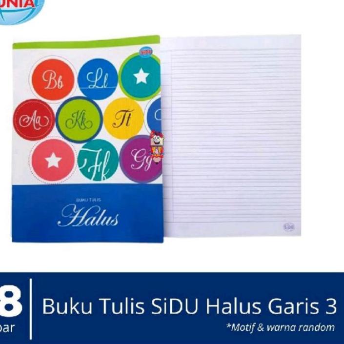 

✔ Buku tulis halus 38 lembar/Buku tulis garis 3 sinar dunia ( 10 buku ) Trend !!