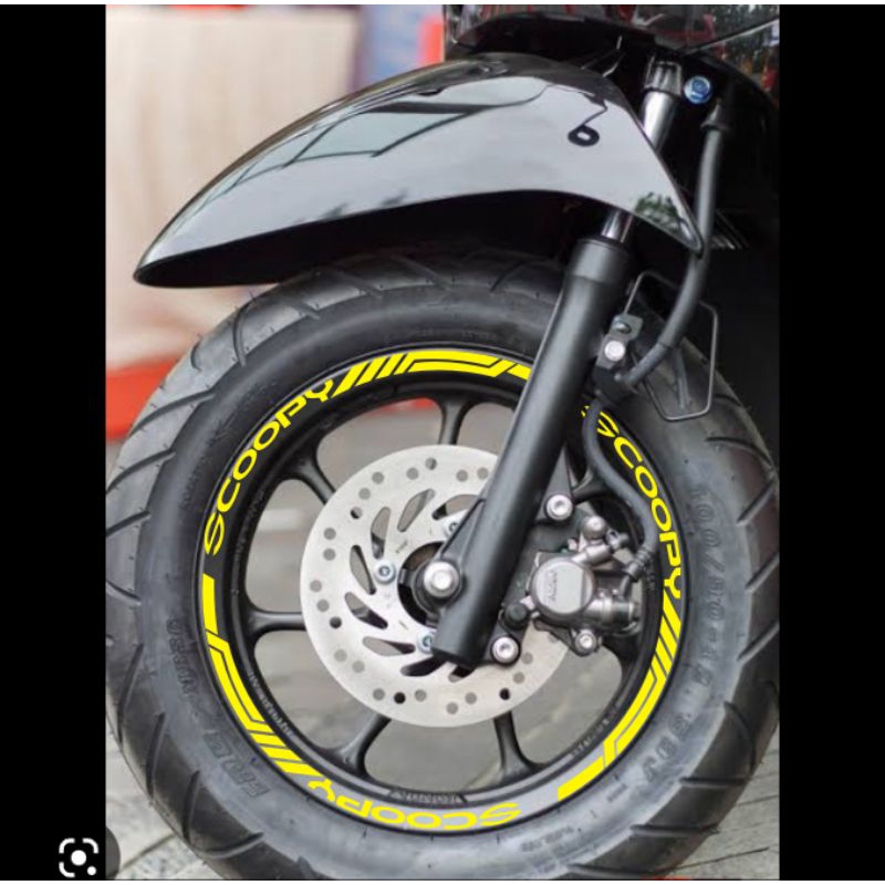 stiker cutting lis pelek scoopy