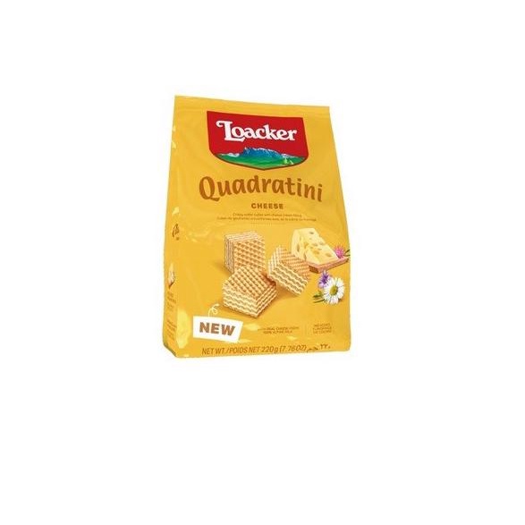 

Loacker Quadratini Wafer Krim Keju 110 Gr