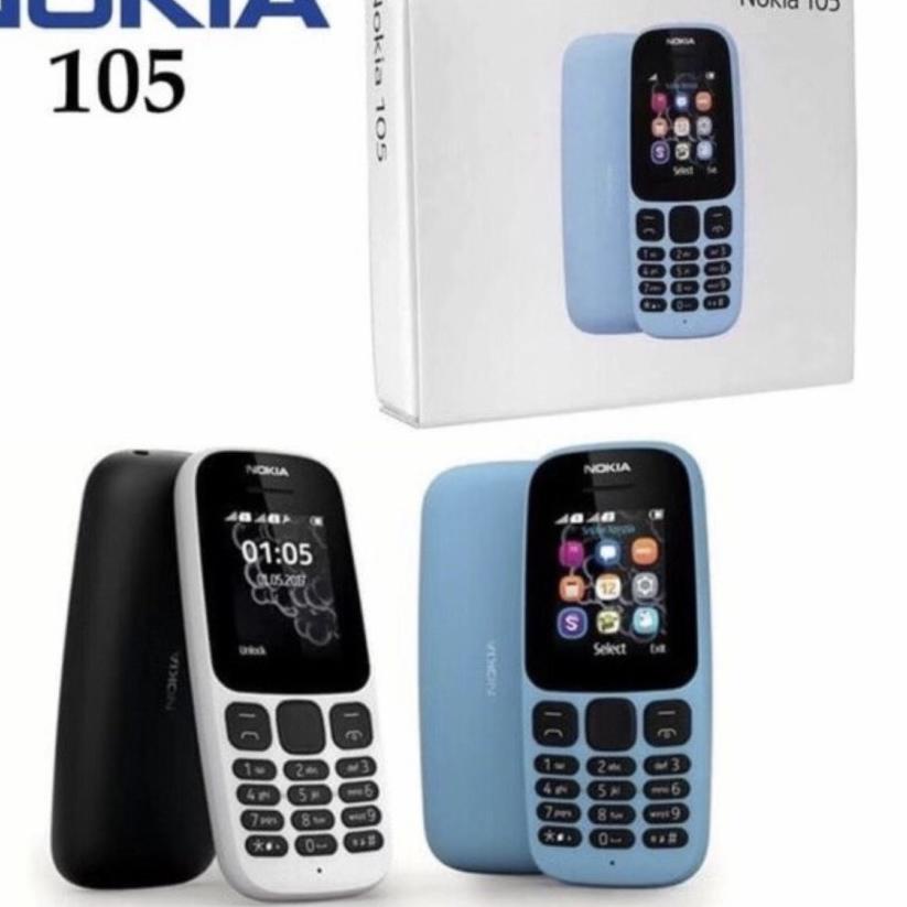 Dijamin Ori>/ HP NOKIA 105 DUAL SIM GRADE A BARU / NEW 2017